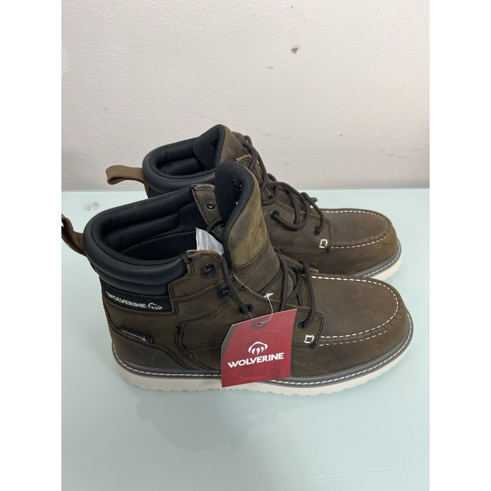 Wolverine W231102 SR Men's 13M Moc Toe Work Boots Waterproof EH‎ New